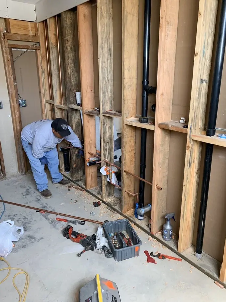 Commercial rough-in plumbing for Gas Line Repair in Townsend